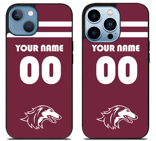 Custom Personalized Southern Illinois Salukis iPhone 13 | 13 Mini | 13 Pro | 13 Pro Max Case