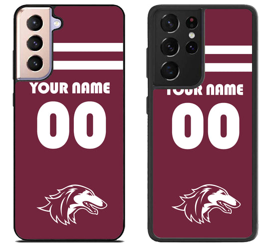 Custom Personalized Southern Illinois Salukis Samsung Galaxy S21 | S21 FE | S21+ | S21 Ultra Case