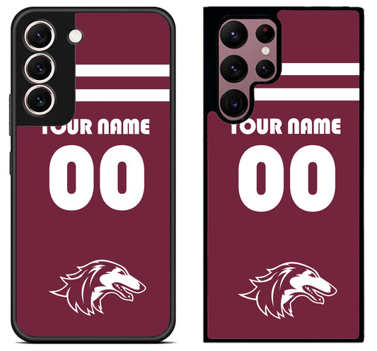 Custom Personalized Southern Illinois Salukis Samsung Galaxy S22 | S22+ | S22 Ultra Case