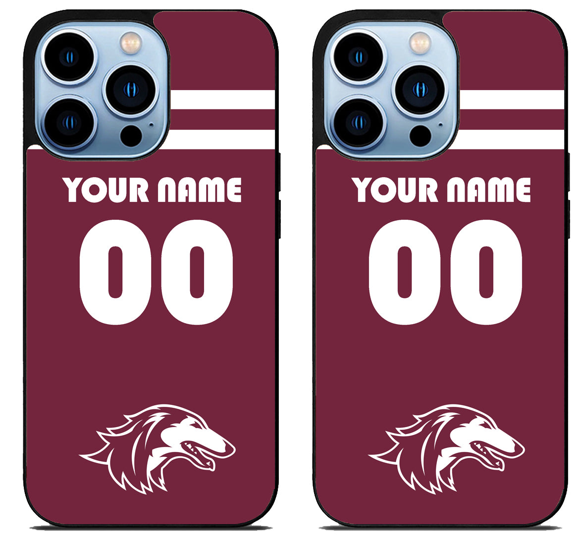 Custom Personalized Southern Illinois Salukis iPhone 15 Pro | iPhone 15 Pro Max Case