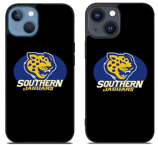 Southern Jaguars Black iPhone 15 | iPhone 15 Plus Case