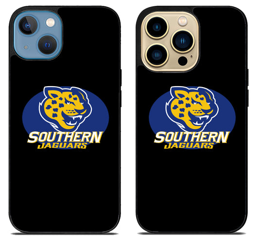 Southern Jaguars Black iPhone 14 | 14 Plus | 14 Pro | 14 Pro Max Case