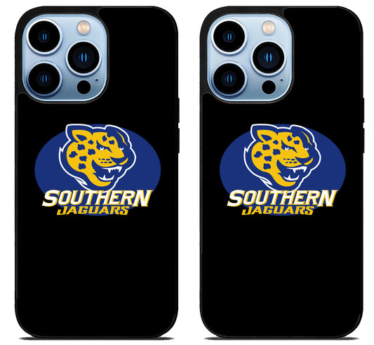 Southern Jaguars Black iPhone 15 Pro | iPhone 15 Pro Max Case