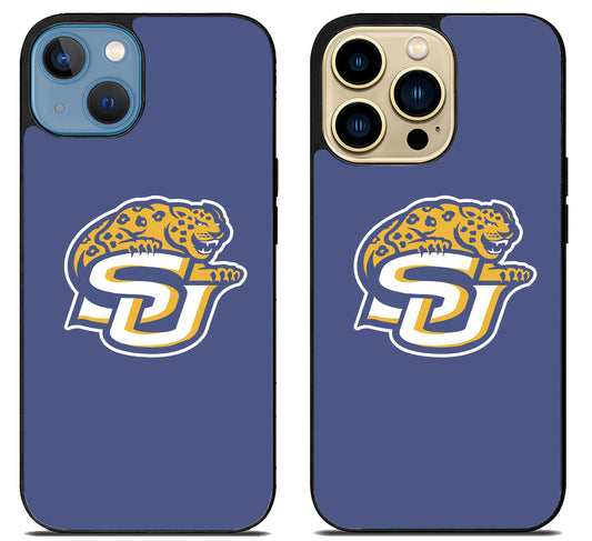 Southern Jaguars Logo iPhone 14 | 14 Plus | 14 Pro | 14 Pro Max Case