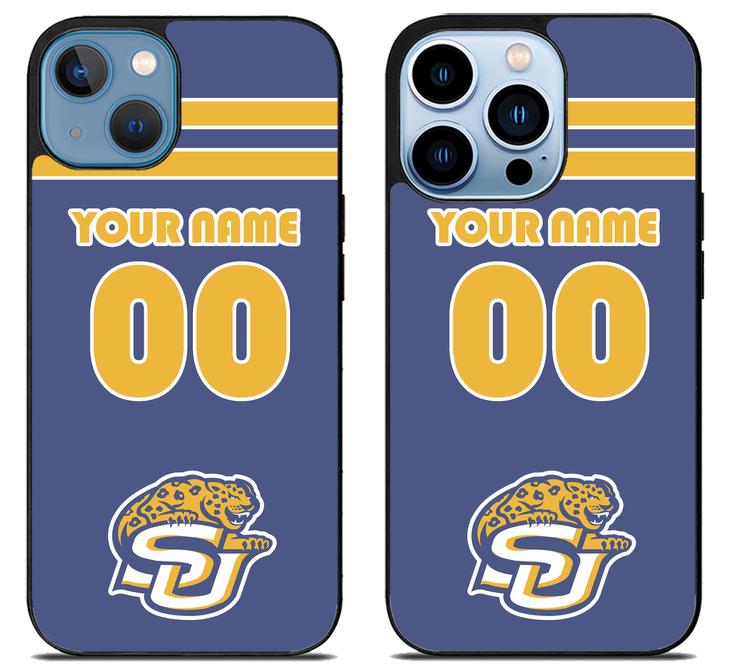 Custom Personalized Southern Jaguars iPhone 13 | 13 Mini | 13 Pro | 13 Pro Max Case