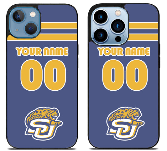 Custom Personalized Southern Jaguars iPhone 13 | 13 Mini | 13 Pro | 13 Pro Max Case