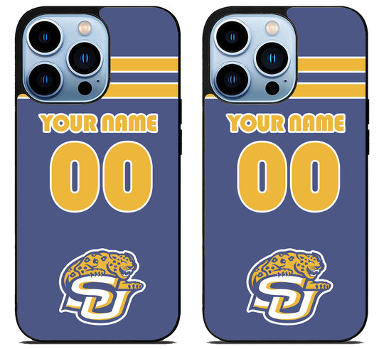 Custom Personalized Southern Jaguars iPhone 15 Pro | iPhone 15 Pro Max Case