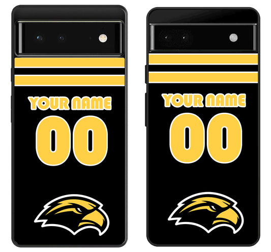 Custom Personalized Southern Miss Golden Eagles Google Pixel 6 | 6A | 6 Pro Case