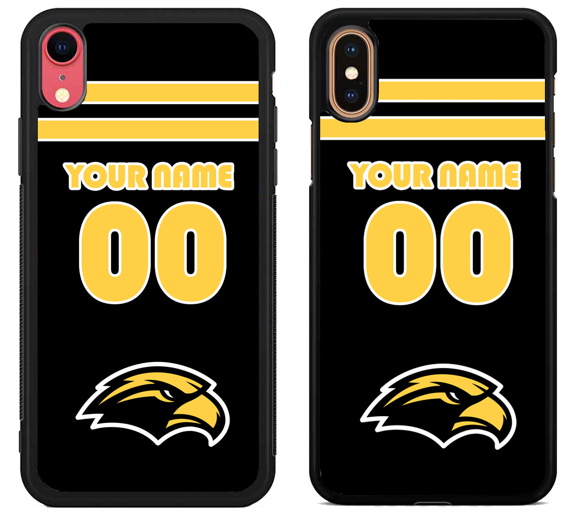 Custom Personalized Southern Miss Golden Eagles iPhone X | Xs | Xr | Xs Max Case