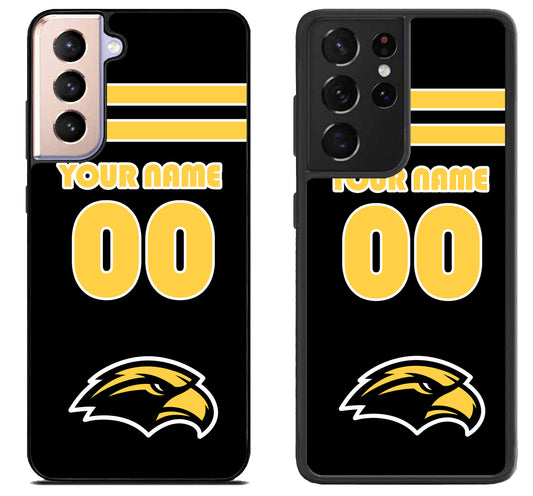 Custom Personalized Southern Miss Golden Eagles Samsung Galaxy S21 | S21 FE | S21+ | S21 Ultra Case