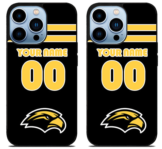 Custom Personalized Southern Miss Golden Eagles iPhone 15 Pro | iPhone 15 Pro Max Case
