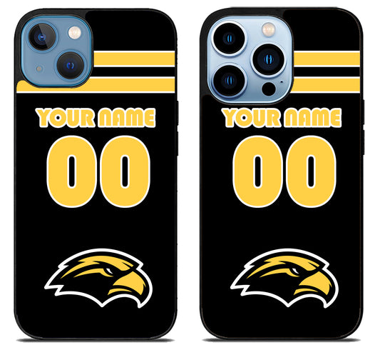 Custom Personalized Southern Miss Golden Eagles iPhone 13 | 13 Mini | 13 Pro | 13 Pro Max Case