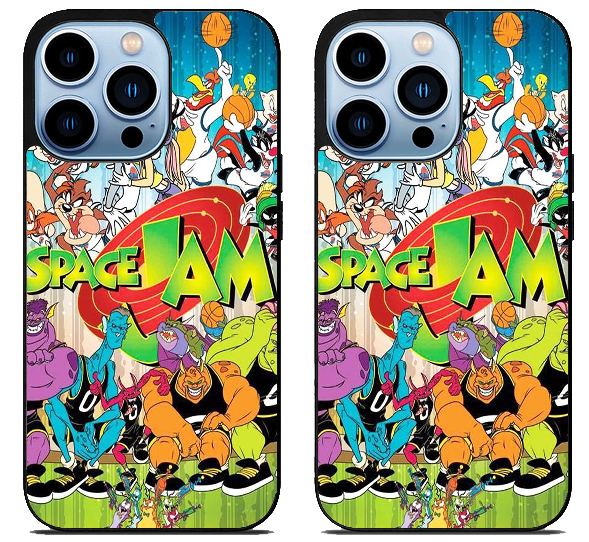 Space Jam Looney tunes Squad Vs Monster iPhone 15 Pro | iPhone 15 Pro Max Case