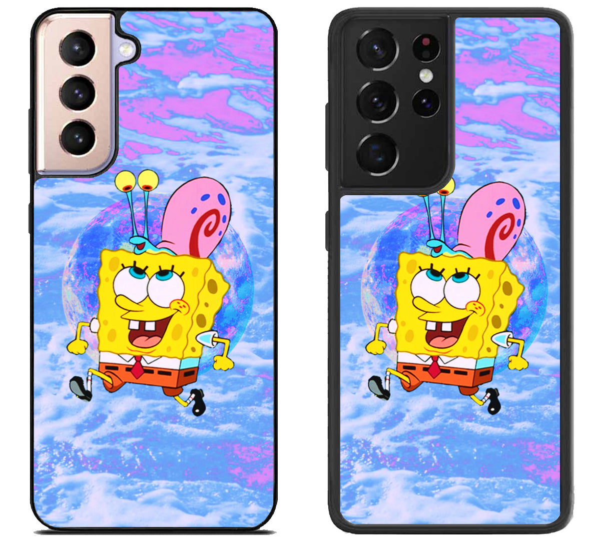 Spongebob Drippy Wallpaper Samsung Galaxy S21 | S21 FE | S21+ | S21 Ultra Case