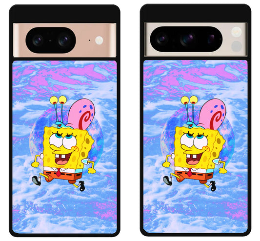 Spongebob Drippy Wallpaper Google Pixel 8 | 8 Pro Case