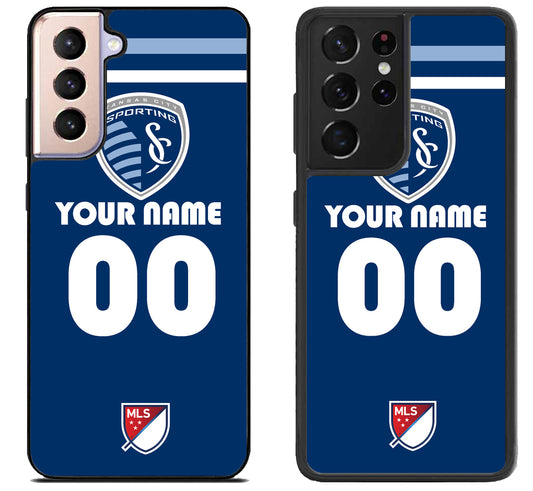 Custom Personalized Sporting Kansas City MLS Samsung Galaxy S21 | S21 FE | S21+ | S21 Ultra Case