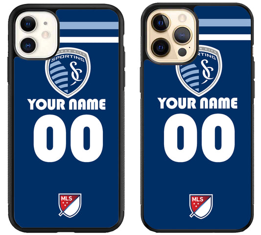 Custom Personalized Sporting Kansas City MLS iPhone 12 | 12 Mini | 12 Pro | 12 Pro Max Case