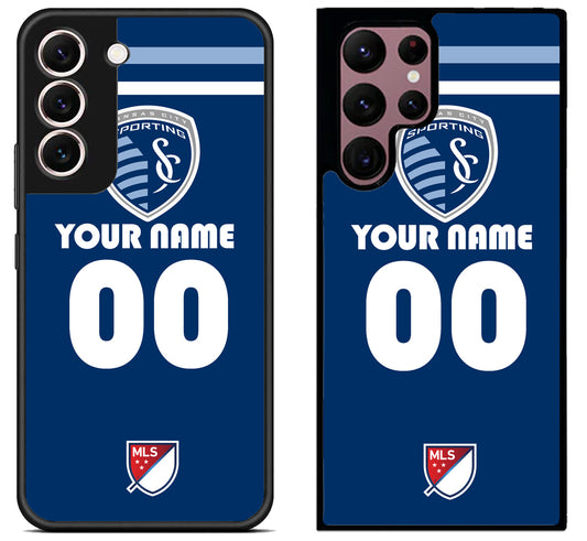 Custom Personalized Sporting Kansas City MLS Samsung Galaxy S22 | S22+ | S22 Ultra Case