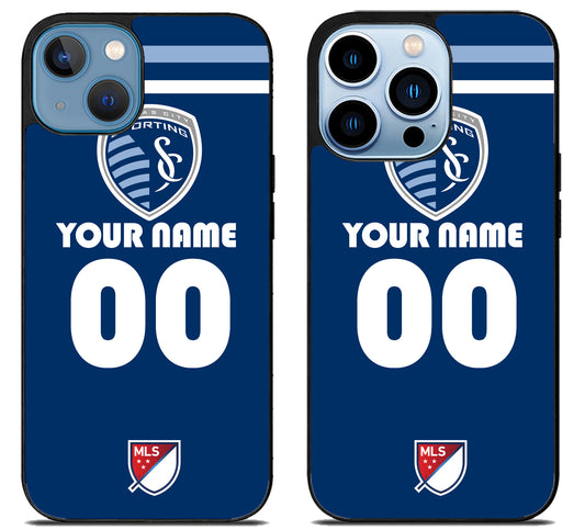 Custom Personalized Sporting Kansas City MLS iPhone 13 | 13 Mini | 13 Pro | 13 Pro Max Case