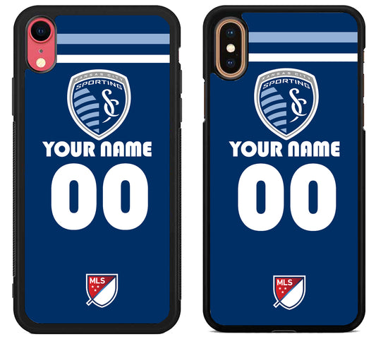 Custom Personalized Sporting Kansas City MLS iPhone X | Xs | Xr | Xs Max Case