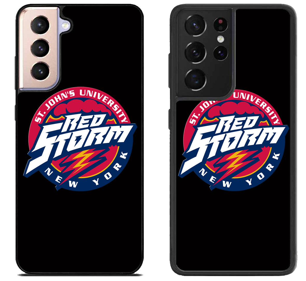 St John's Red Storm Black Samsung Galaxy S21 | S21 FE | S21+ | S21 Ultra Case