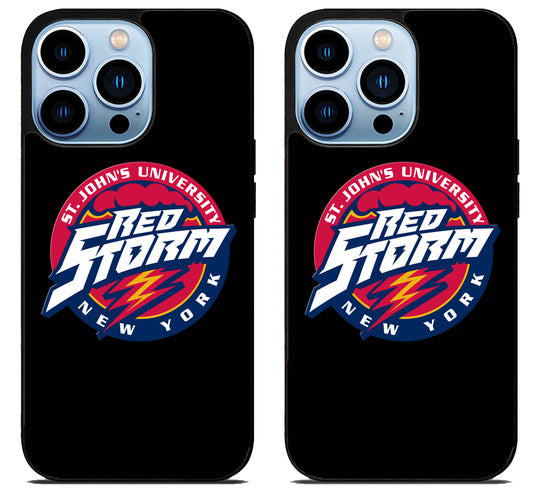 St John's Red Storm Black iPhone 15 Pro | iPhone 15 Pro Max Case