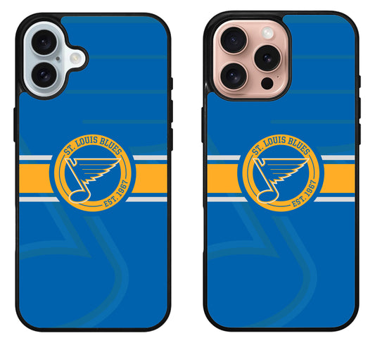 St Louis Blues Background iPhone 16 | 16 Plus | 16 Pro | 16 Pro Max Case