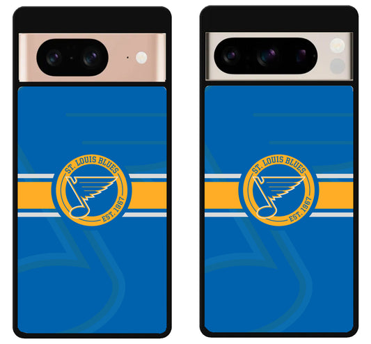 St Louis Blues Background Google Pixel 8 | 8 Pro Case