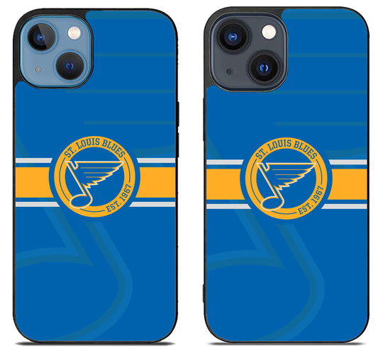 St Louis Blues Background iPhone 15 | iPhone 15 Plus Case