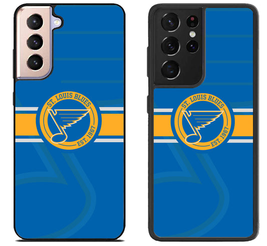 St Louis Blues Background Samsung Galaxy S21 | S21 FE | S21+ | S21 Ultra Case