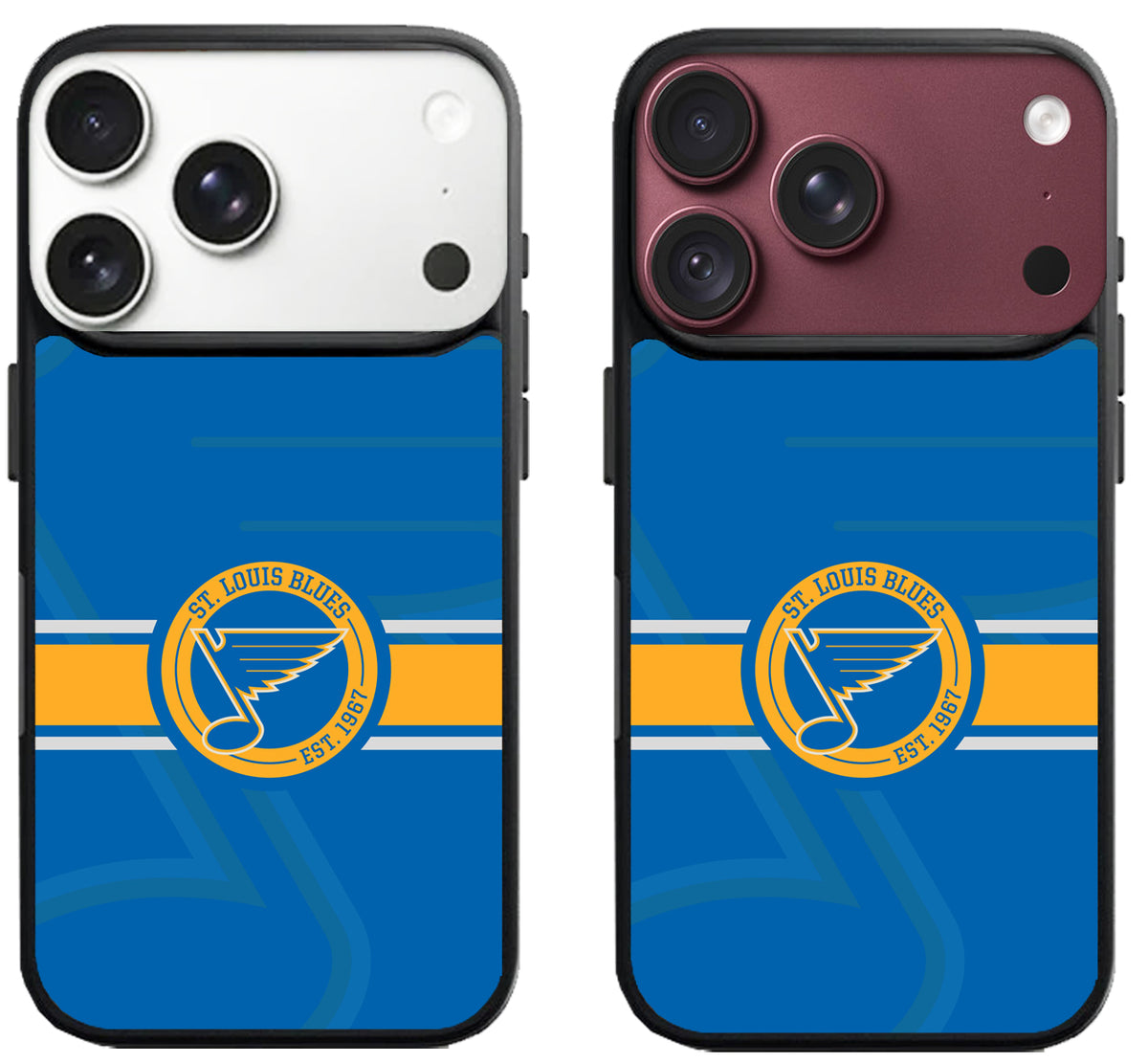 St Louis Blues Background iPhone 18 Pro | 18 Pro Max Case