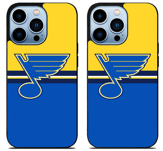 St Louis Blues Stripe iPhone 15 Pro | iPhone 15 Pro Max Case