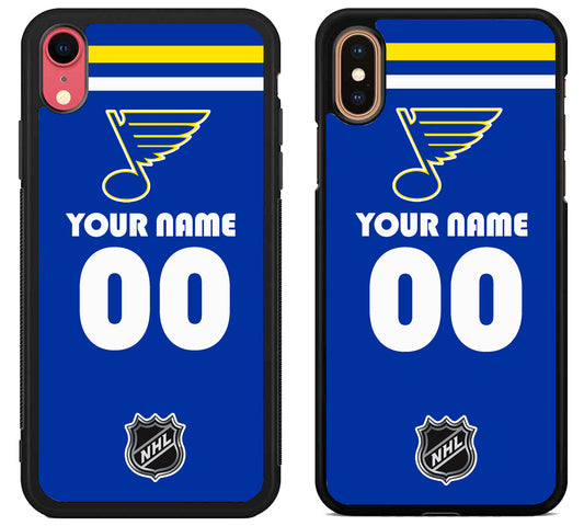 Custom Personalized St Louis Blues NHL iPhone X | Xs | Xr | Xs Max Case