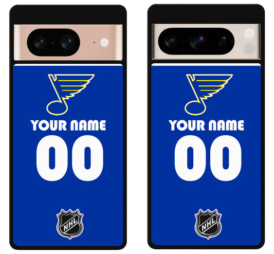 Custom Personalized St Louis Blues NHL Google Pixel 8 | 8 Pro Case