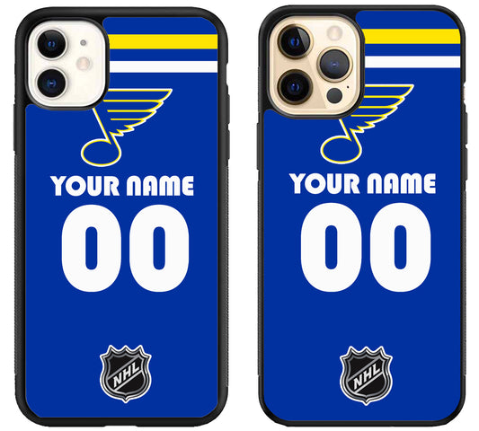 Custom Personalized St Louis Blues NHL iPhone 12 | 12 Mini | 12 Pro | 12 Pro Max Case
