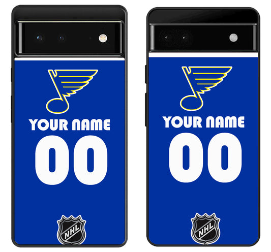 Custom Personalized St Louis Blues NHL Google Pixel 6 | 6A | 6 Pro Case