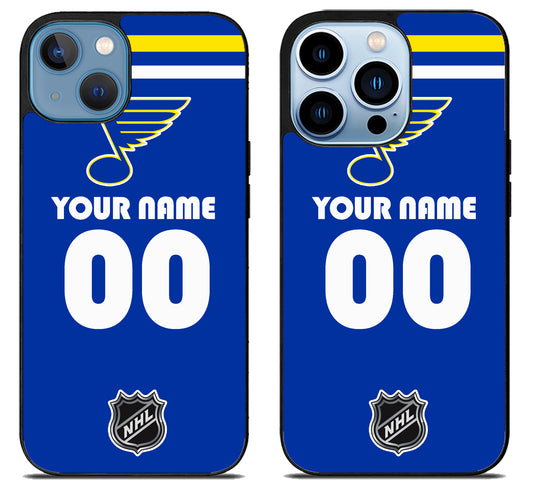 Custom Personalized St Louis Blues NHL iPhone 13 | 13 Mini | 13 Pro | 13 Pro Max Case