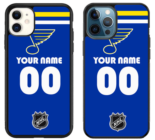 Custom Personalized St Louis Blues NHL iPhone 11 | 11 Pro | 11 Pro Max Case