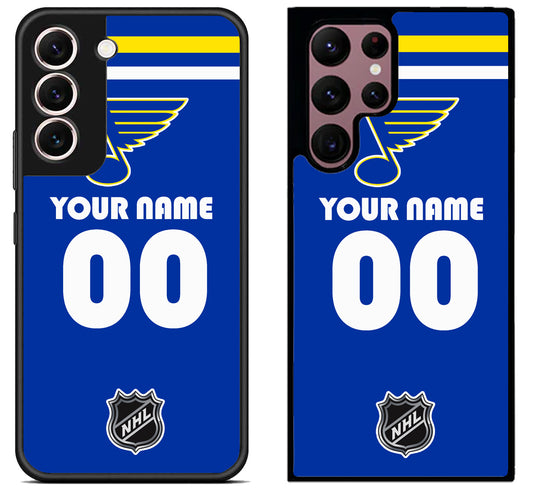 Custom Personalized St Louis Blues NHL Samsung Galaxy S22 | S22+ | S22 Ultra Case
