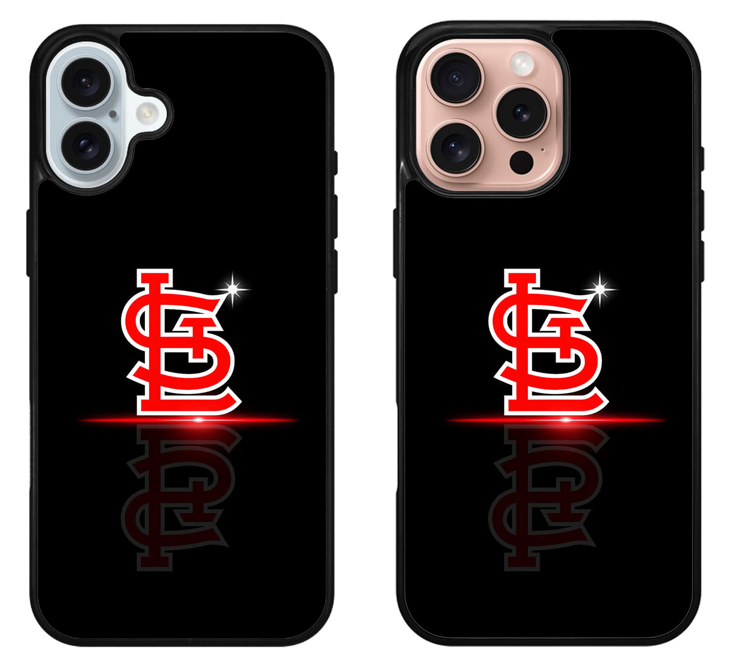 St Louis Cardinals Black iPhone 16 | 16 Plus | 16 Pro | 16 Pro Max Case