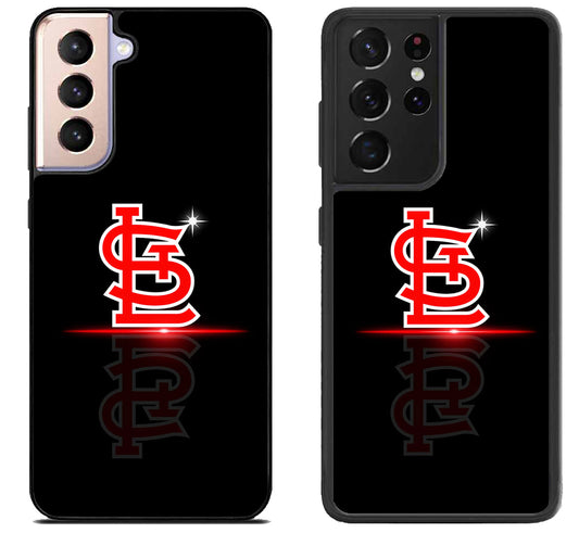 St Louis Cardinals Black Samsung Galaxy S21 | S21 FE | S21+ | S21 Ultra Case