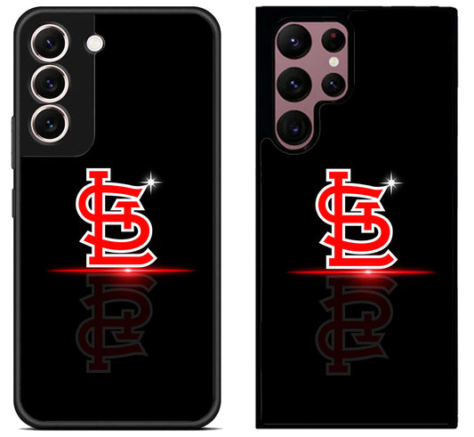 St Louis Cardinals Black Samsung Galaxy S22 | S22+ | S22 Ultra Case