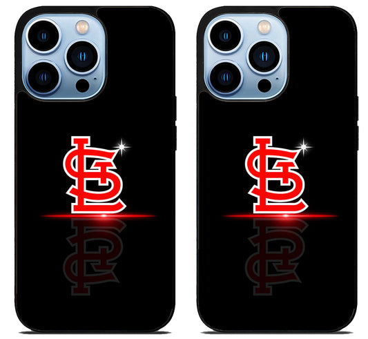 St Louis Cardinals Black iPhone 15 Pro | iPhone 15 Pro Max Case