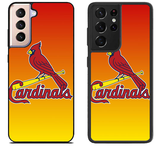 St Louis Cardinals Logo Samsung Galaxy S21 | S21 FE | S21+ | S21 Ultra Case