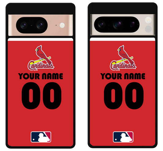 Custom Personalized St Louis Cardinals MLB Google Pixel 8 | 8 Pro Case