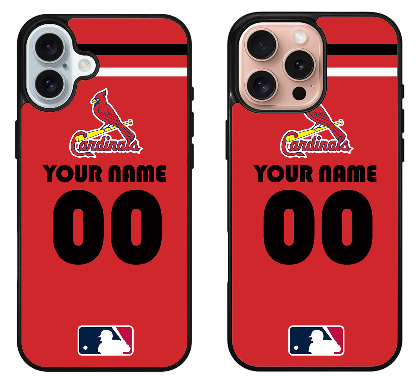 Custom Personalized St Louis Cardinals iPhone 16 | 16 Plus | 16 Pro | 16 Pro Max Case