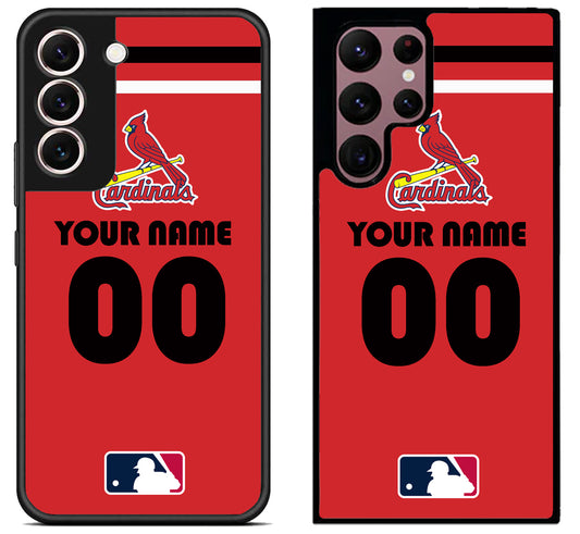 Custom Personalized St Louis Cardinals MLB Samsung Galaxy S22 | S22+ | S22 Ultra Case