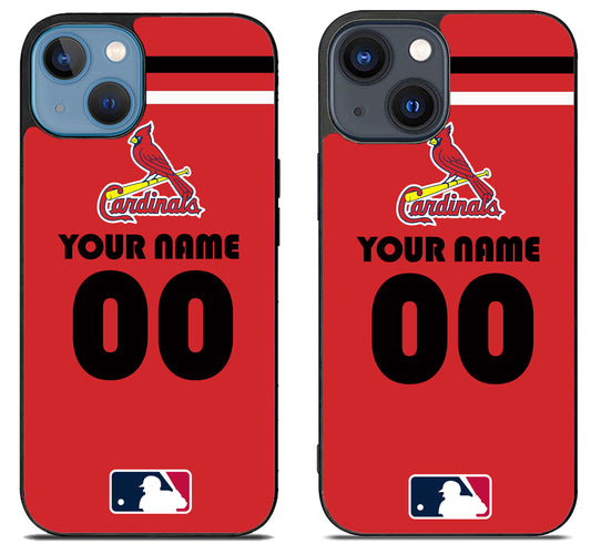 Custom Personalized St Louis Cardinals MLB iPhone 15 | iPhone 15 Plus Case