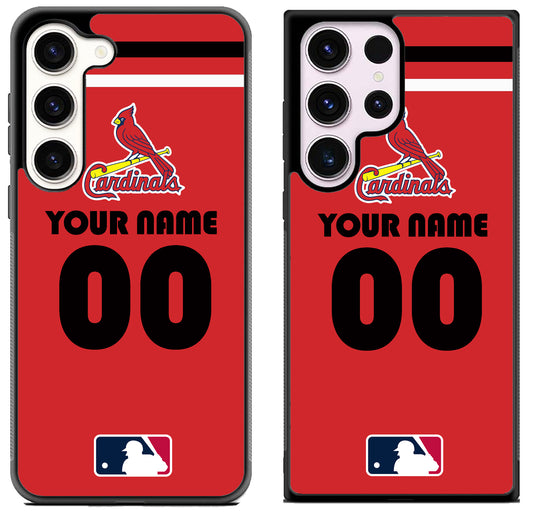 Custom Personalized St Louis Cardinals MLB Samsung Galaxy S23 | S23+ | S23 Ultra Case