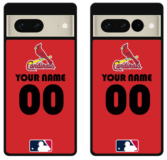 Custom Personalized St Louis Cardinals MLB Google Pixel 7 | 7 Pro Case